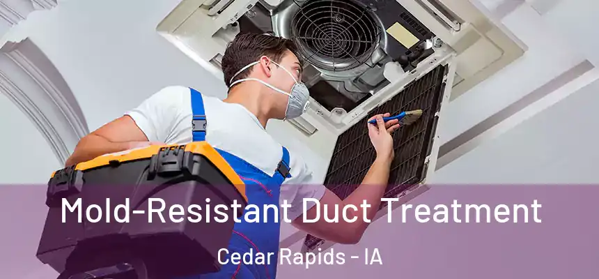  Mold-Resistant Duct Treatment Cedar Rapids - IA